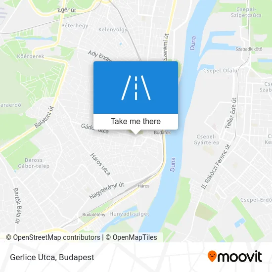 Gerlice Utca map