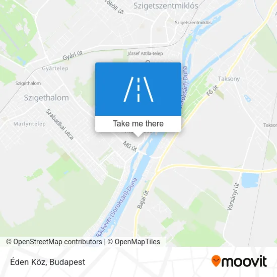 Éden Köz map