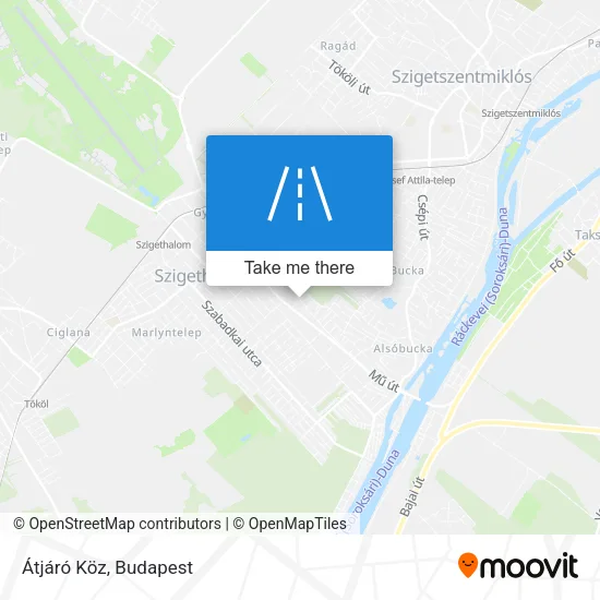 Átjáró Köz map