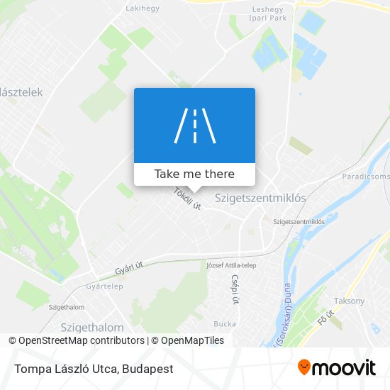 Tompa László Utca map
