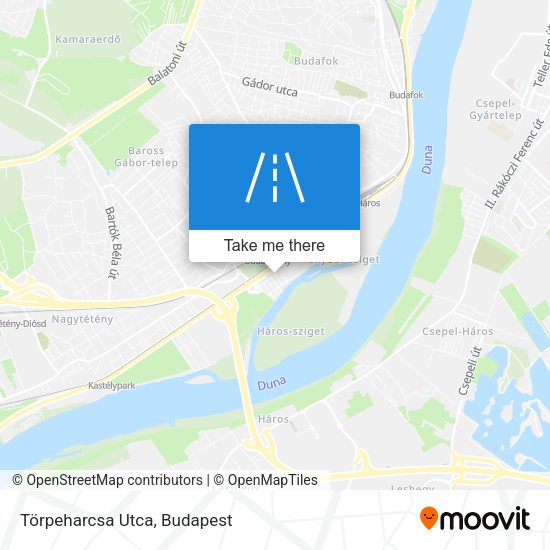Törpeharcsa Utca map