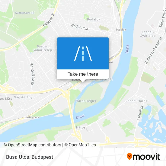 Busa Utca map