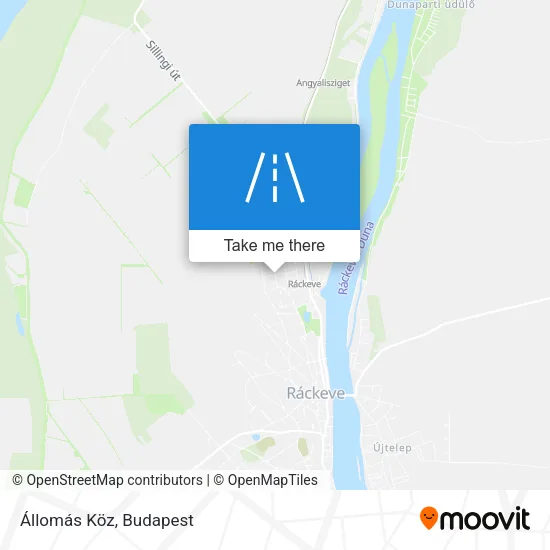 Állomás Köz map