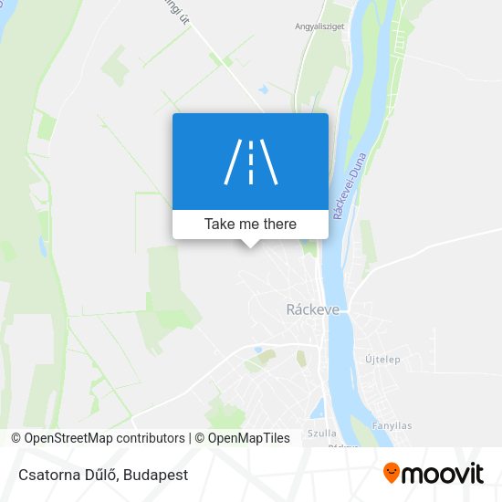 Csatorna Dűlő map
