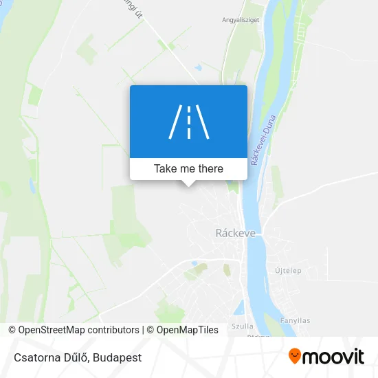 Csatorna Dűlő map