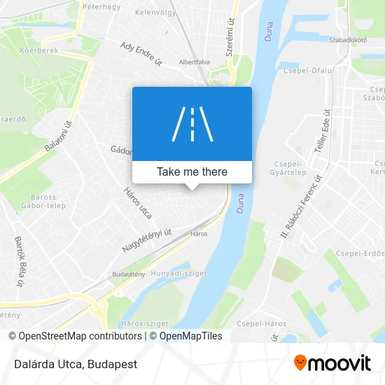 Dalárda Utca map
