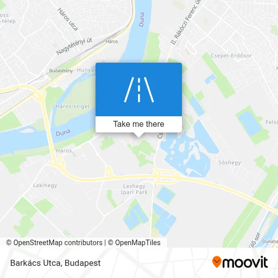 Barkács Utca map