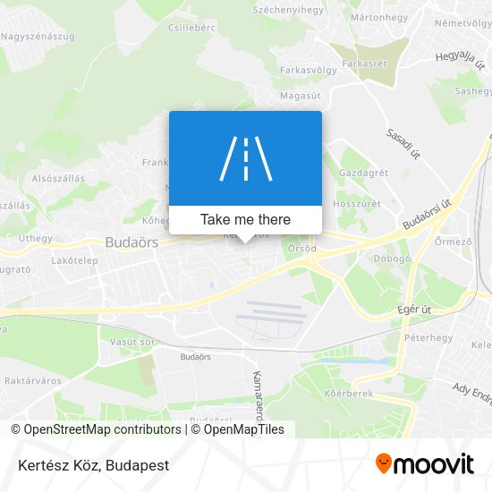 Kertész Köz map