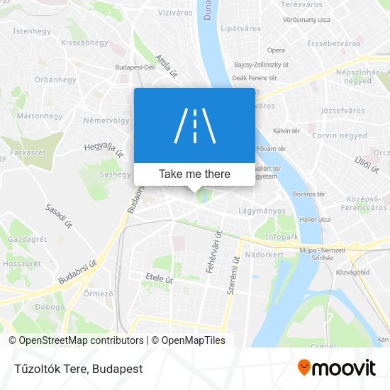 Tűzoltók Tere map