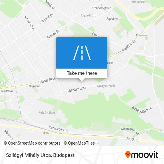 Szilágyi Mihály Utca map