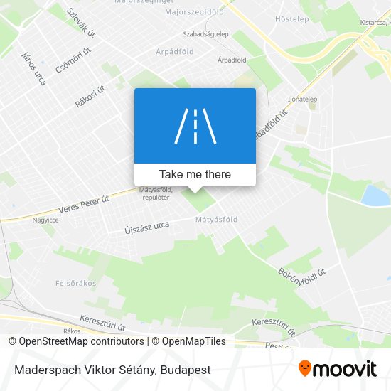Maderspach Viktor Sétány map
