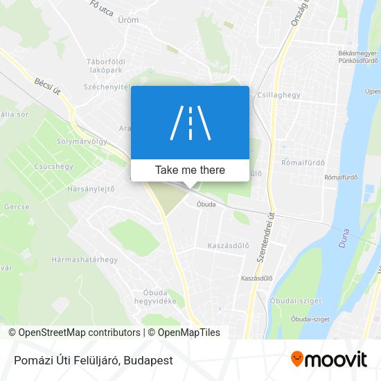 Pomázi Úti Felüljáró map