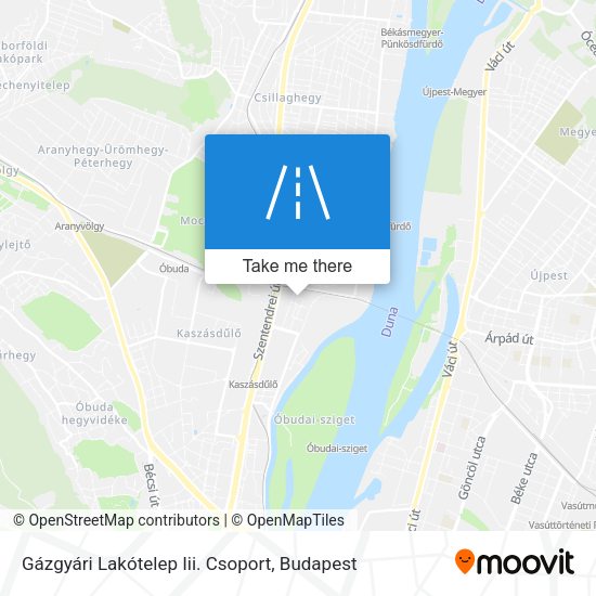 Gázgyári Lakótelep Iii. Csoport map