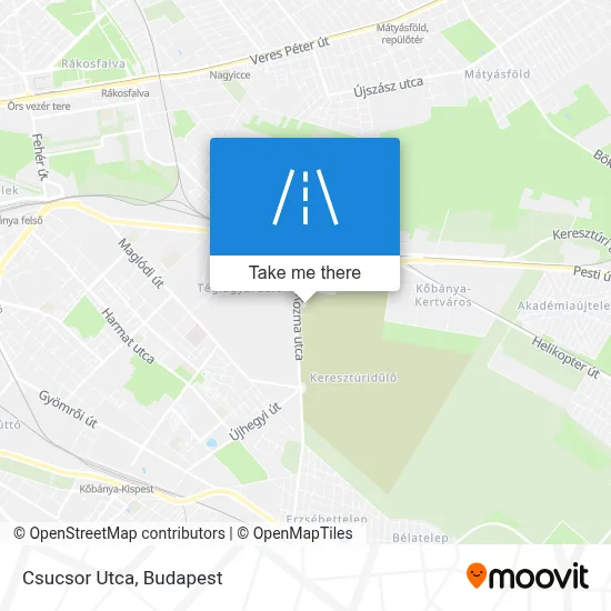 Csucsor Utca map