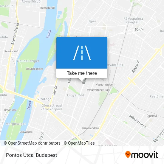 Pontos Utca map