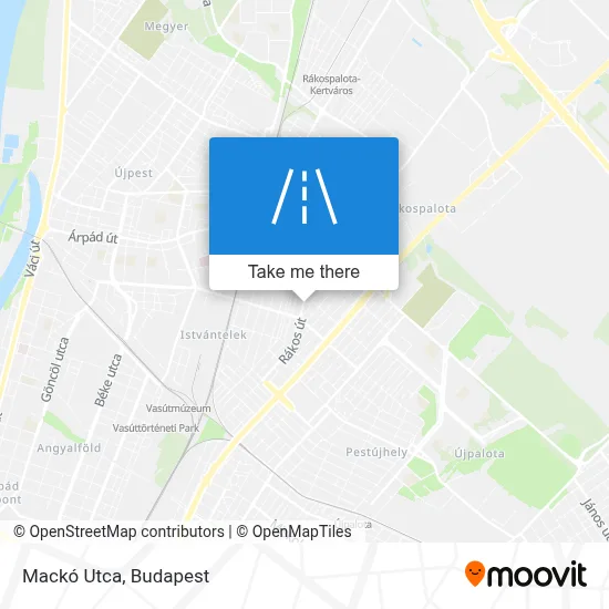 Mackó Utca map