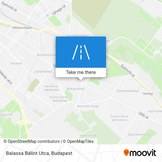 Balassa Bálint Utca map
