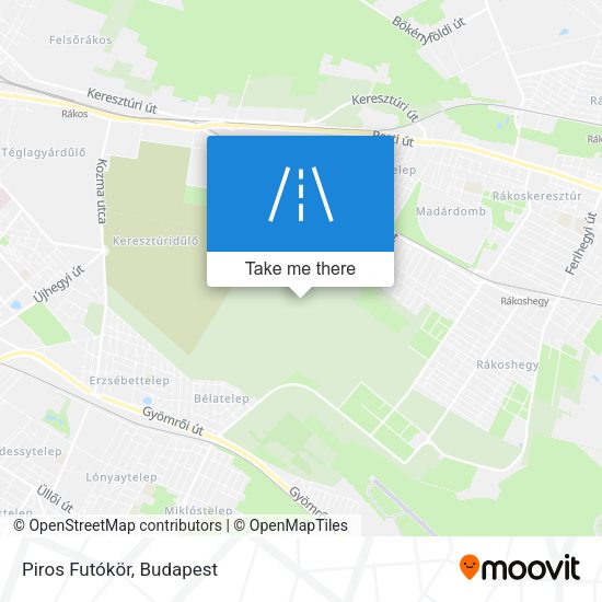 Piros Futókör map