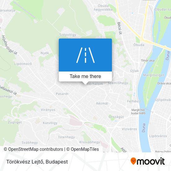 Törökvész Lejtő map