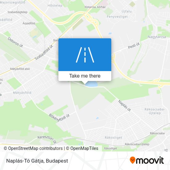 Naplás-Tó Gátja map