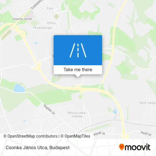 Csonka János Utca map