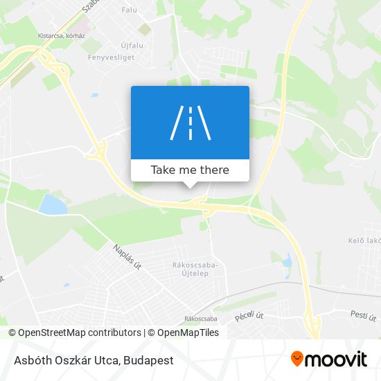 Asbóth Oszkár Utca map