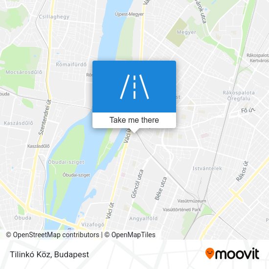 Tilinkó Köz map