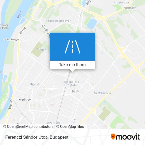 Ferenczi Sándor Utca map