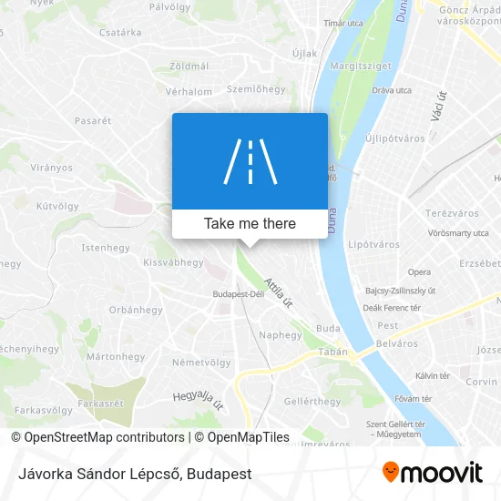 Jávorka Sándor Lépcső map