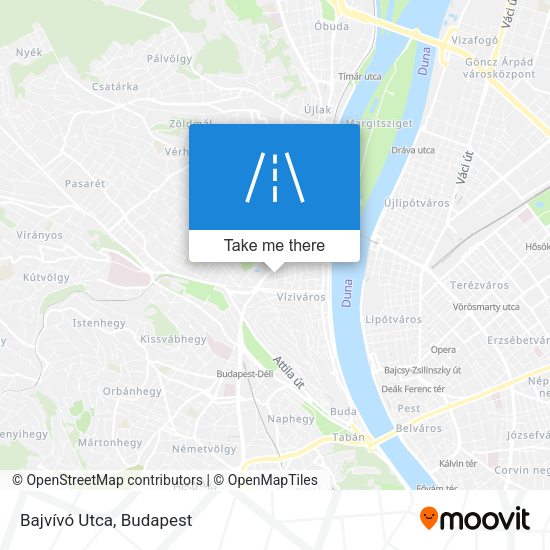 Bajvívó Utca map