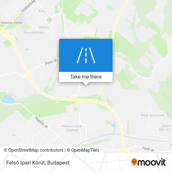 Felső Ipari Körút map