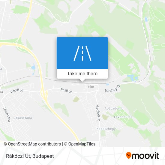 Rákóczi Út map