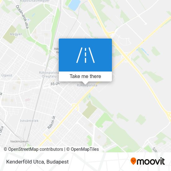 Kenderföld Utca map