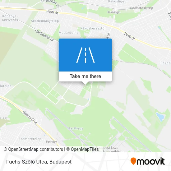 Fuchs-Szőlő Utca map