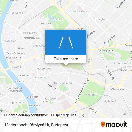 Maderspach Károlyné Út map