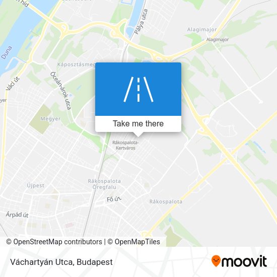 Váchartyán Utca map