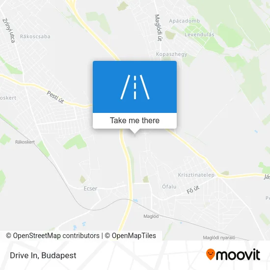 Drive In map
