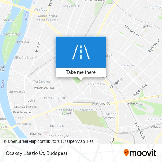 Ocskay László Út map