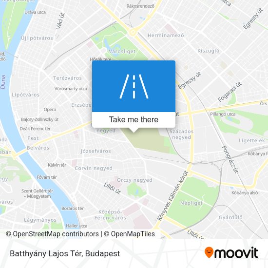 Batthyány Lajos Tér map