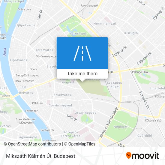 Mikszáth Kálmán Út map