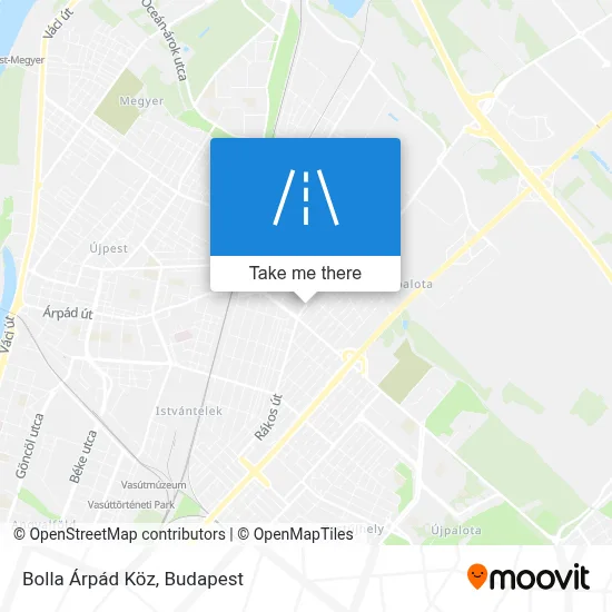 Bolla Árpád Köz map