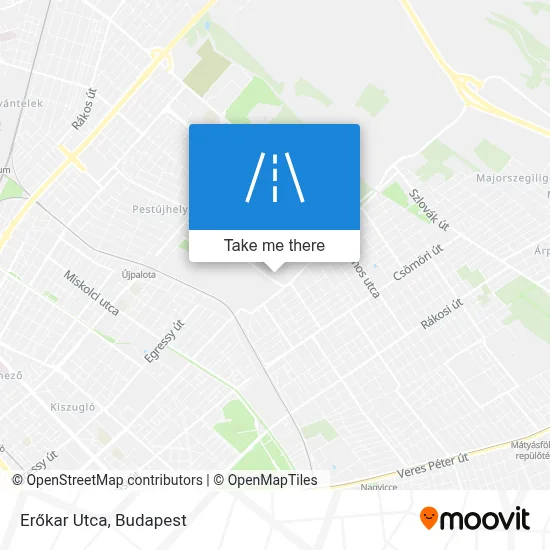 Erőkar Utca map