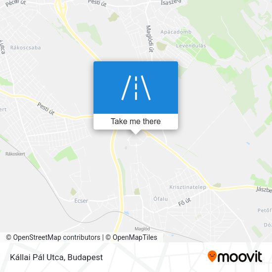 Kállai Pál Utca map