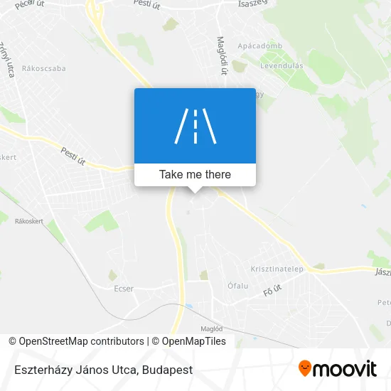 Eszterházy János Utca map
