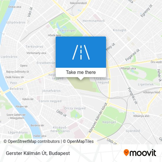 Gerster Kálmán Út map