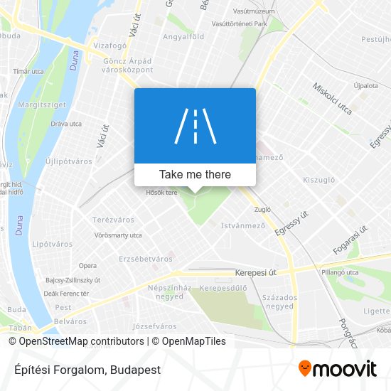 Építési Forgalom map