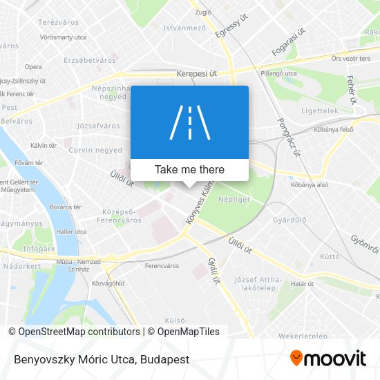 Benyovszky Móric Utca map