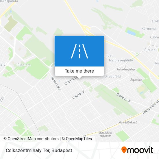 Csíkszentmihály Tér map
