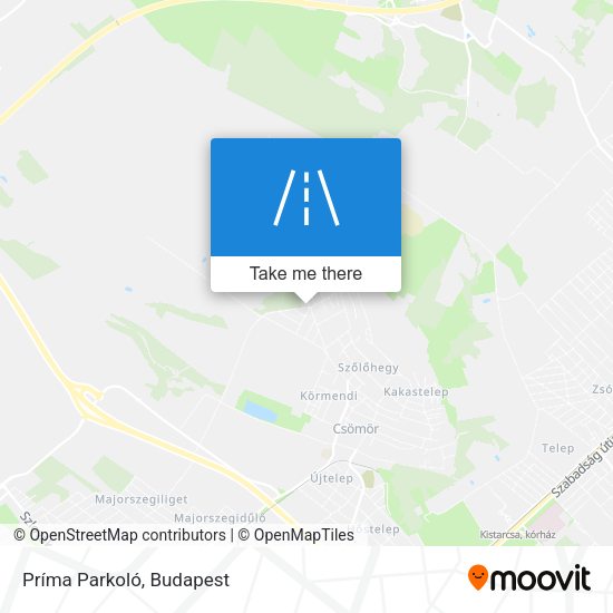 Príma Parkoló map