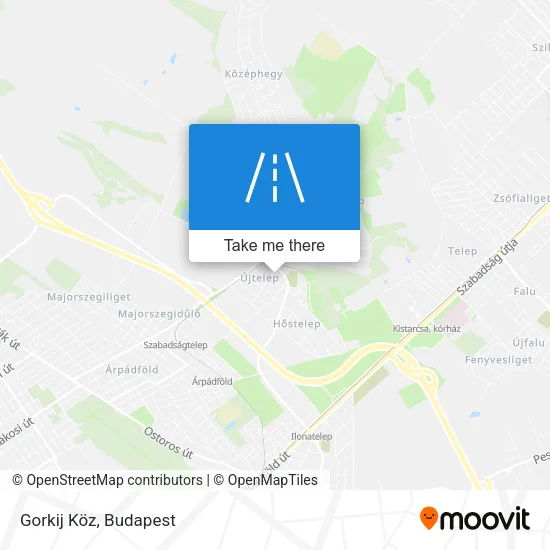 Gorkij Köz map